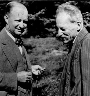 Ludwig Rottenberg (re.) und Paul Hindemith (li.)