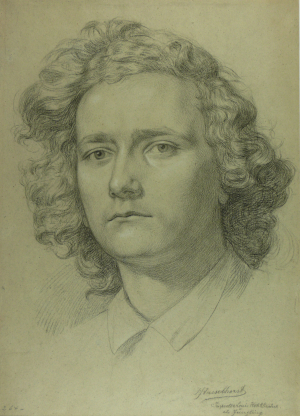 Georg Ludwig Kohlbacher (Zeichnung von Johann Heinrich Hasselhorst, um 1848)