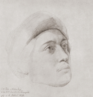 Eduard Wilhelm Pose (Zeichnung von Alfred Rethel)