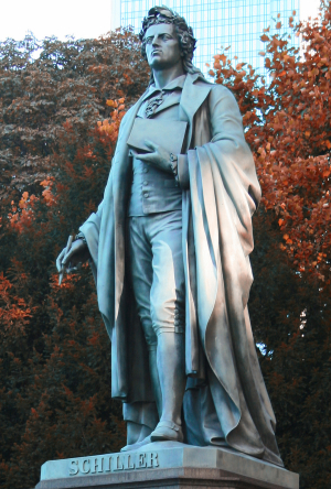 Schillerdenkmal in Ffm.