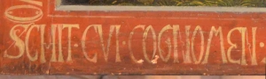Nikolaus Schit (Inschrift SCHIT CVI COGNOMEN)