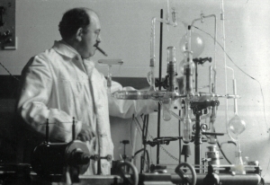 Otto Stern im Labor
