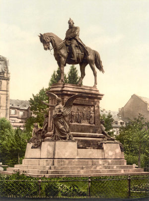 Kaiser-Wilhelm-Denkmal am Opernplatz in Ffm.